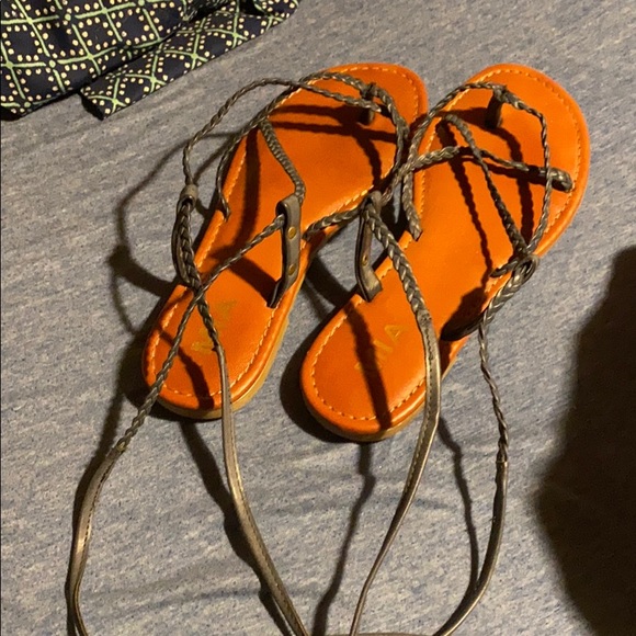 MIA Shoes - Lace up Sandals